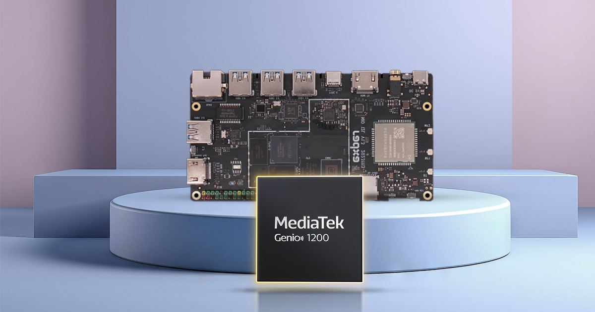 Raxda NIO 12L powered by MediaTek Genio 1200